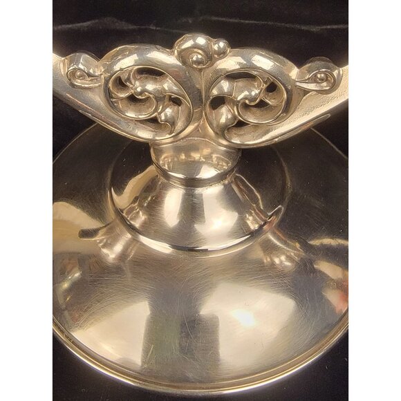 Vintage 1960s Oneida Silverplate Double Taper Candle Holder - Picture 5 of 14